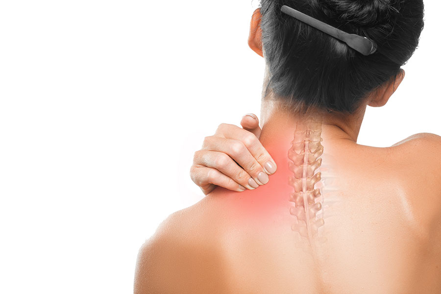 dolor muscular cerca de las cervicales